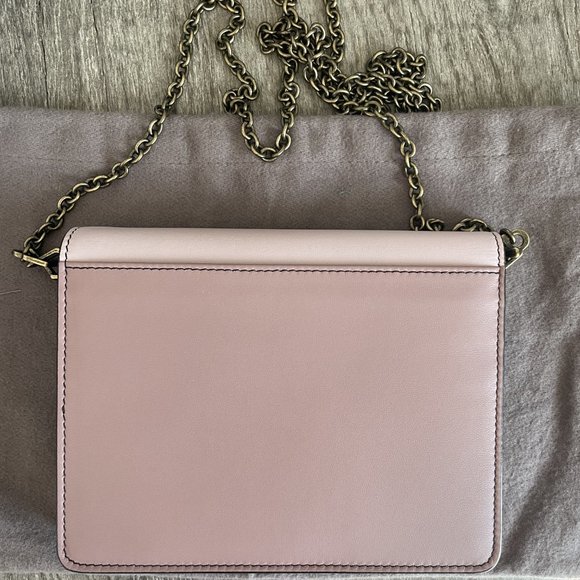 NWT Bottega Veneta leather clutch with chain - Authentic - Picture 8 of 16